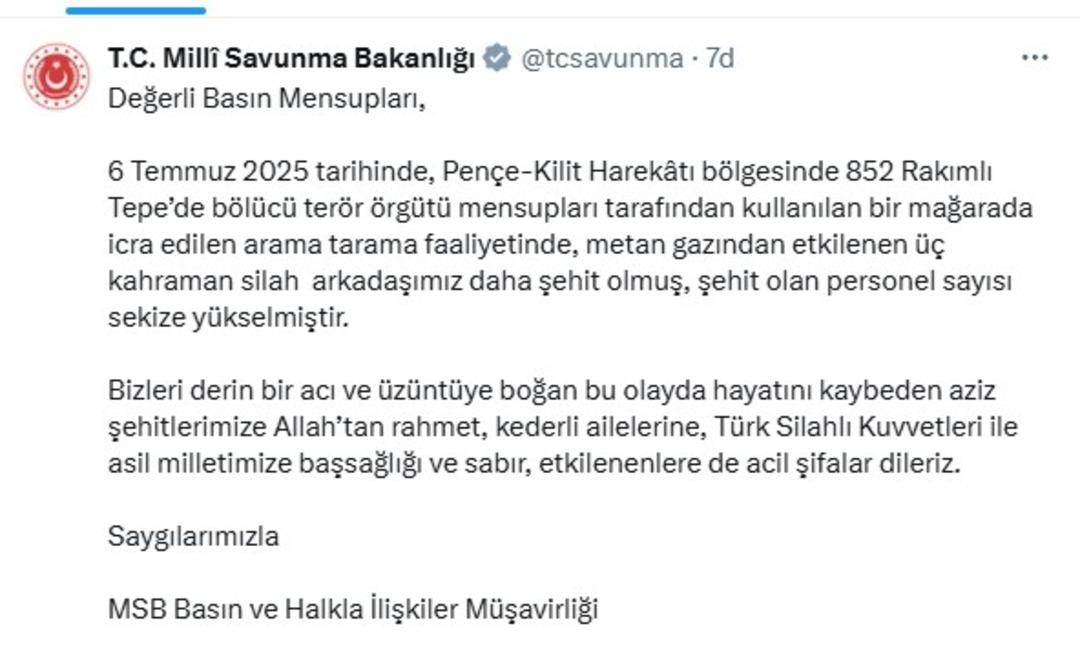 SON DAKİKA! Kahreden haber: Şehit sayısı 12 ye yükseldi 2