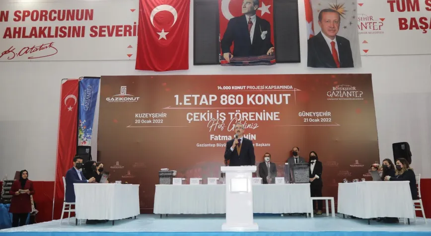 14 BİN KONUT PROJESİ KAPSAMINDA KURALAR GÜNEYŞEHİR İÇİN ÇEKİLDİ!