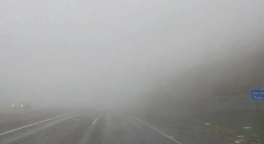 Araban’da yağış ve sis etkili oldu