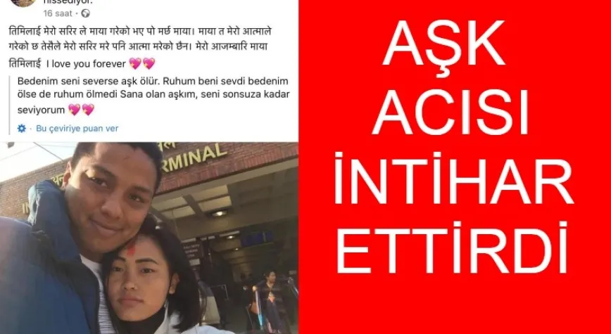 Aşk Acısı İntihar Ettirdi