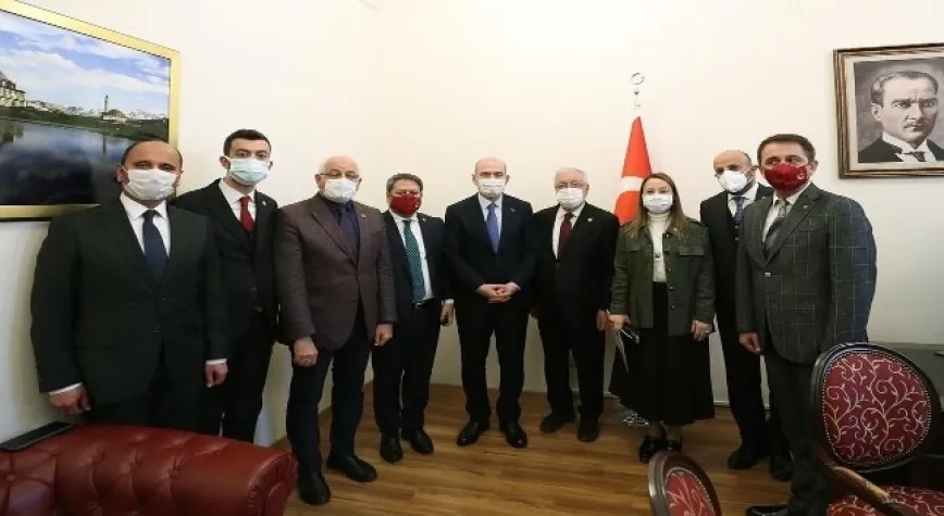 Başkan Hasan Doğru Bakan Soylu’yu ziyaret etti