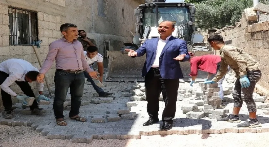 Belediye çalışıyor Araban gelişiyor