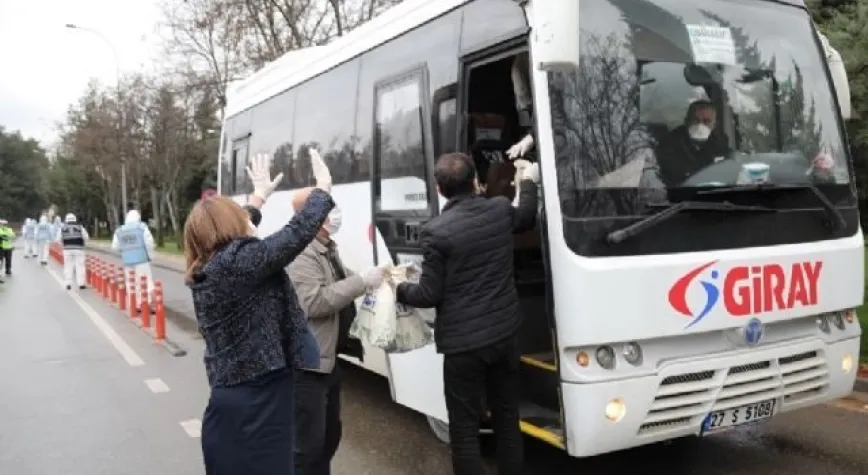 Büyükşehir Zabıta İşçi Servislerinde Ateş Ölçümüne Başladı
