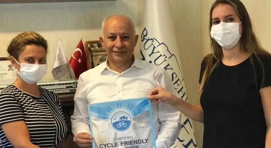 Büyükşehir’e ‘Bisiklet Dostu İşveren’ ünvanı