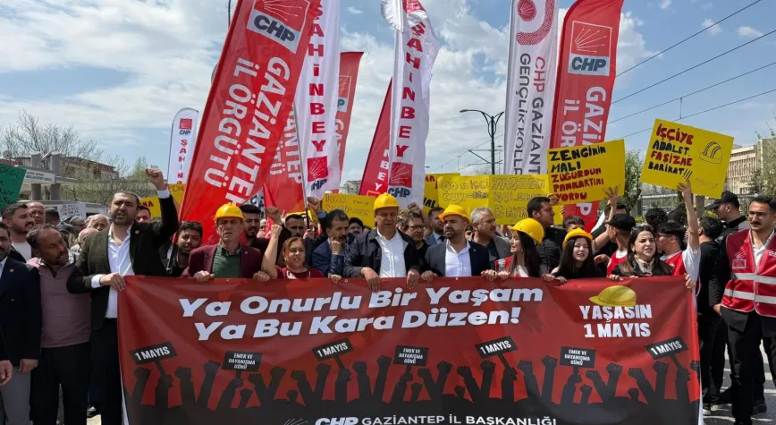Gaziantep’te 1 Mayıs Sokaklarda Coşkuyla Kutlandı