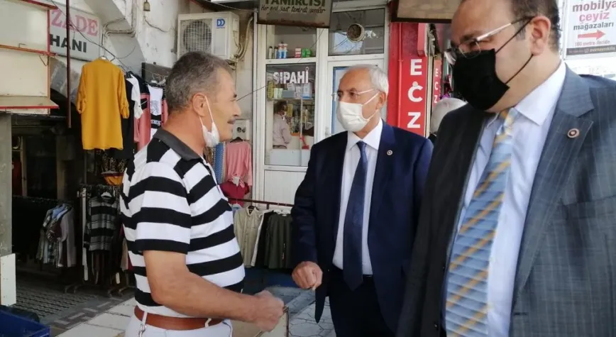 CHP GAZİANTEP MİLLETVEKİLLERİ KİLİS’TE ESNAFIN SORUNLARINI DİNLEDİ