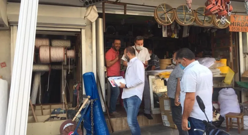 CHP Nizip Esnafın sorunların dinledi