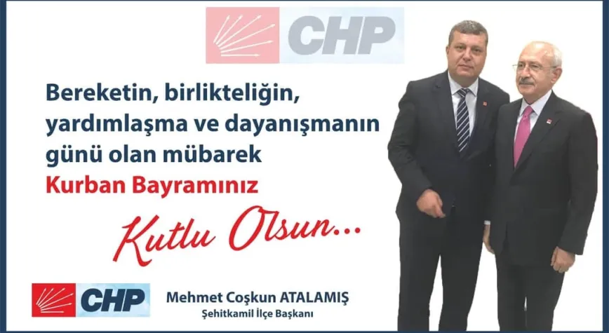 CHP Şehitkamil Kurban Bayramı Kutlama