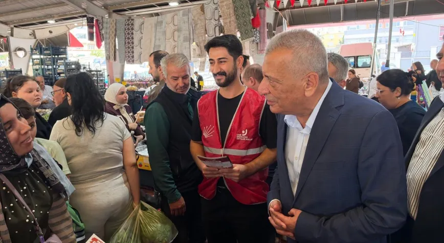 CHP Gaziantep, Deniz Semt Pazarı’nda vatandaşlarla buluştu