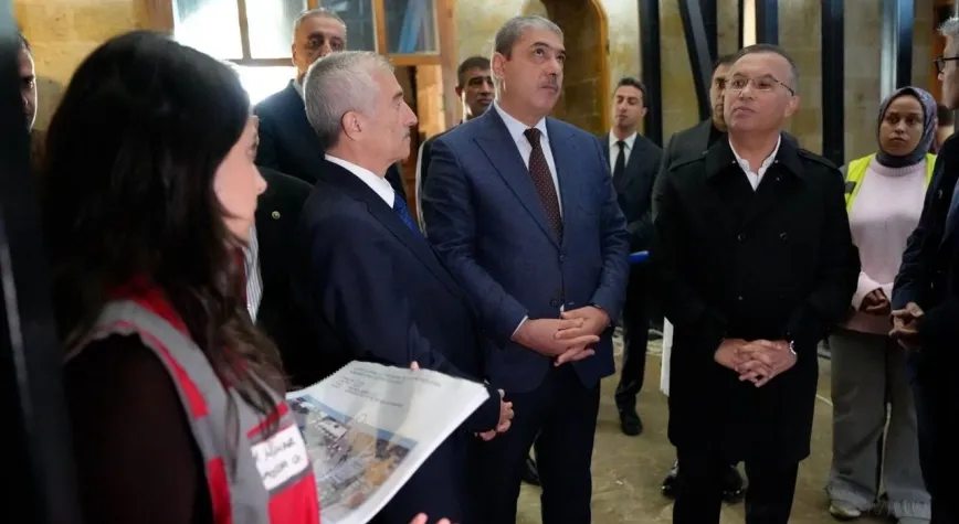 Depremde hasar gören asırlık Nuri Mehmet Paşa Camii yeniden ayağa kalkıyor
