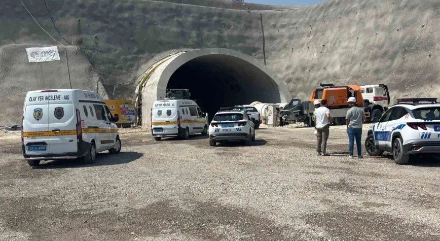 Dülük Tüneli’nde İş Kazası: 1 İşçi Hayatını Kaybetti, 5 Yaralı