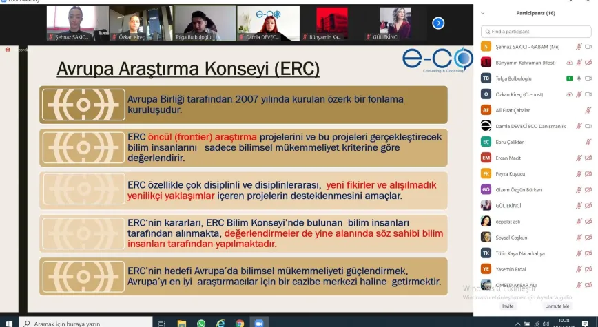 GAÜN ARAŞTIRMACILARI BİLGİ GÜNÜ ETKİNLİĞİNDE BULUŞTU