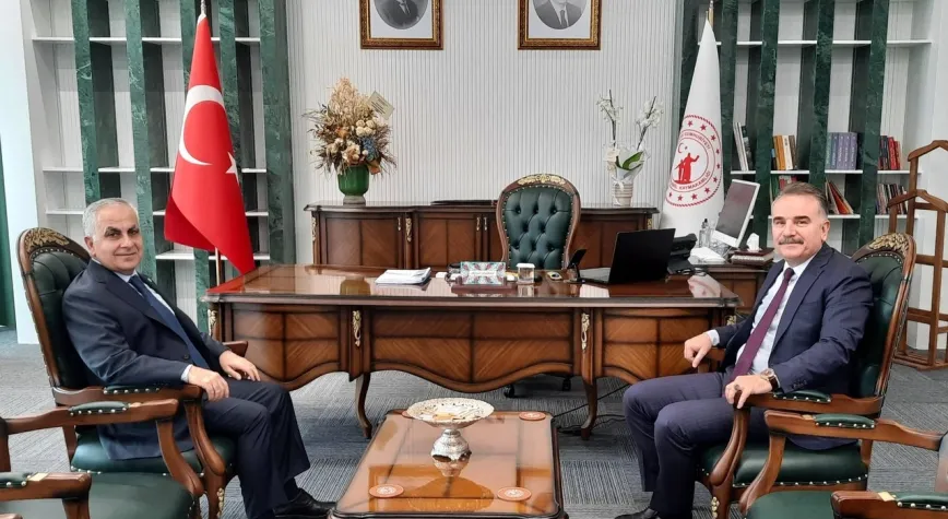 GAÜN Rektörü Doğan’dan Şehitkamil Kaymakamı Odabaş’a ziyaret