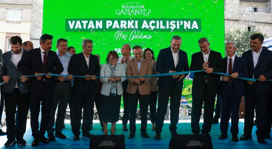 GAZİANTEP BÜYÜKŞEHİR VATAN MAHALLESİ’NİN ÇEHRESİNİ DEĞİŞTİRECEK YENİ PARKI AÇTI