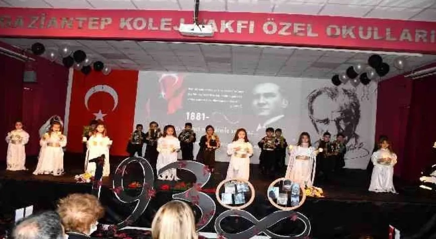 Gaziantep Kolej Vakfı’nda hüzünlü 10 Kasım