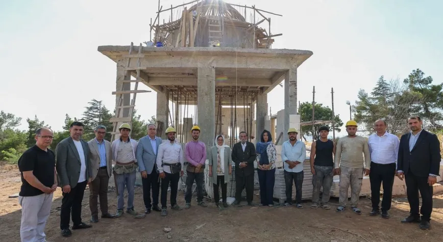 Gaziantep'te Dülük Baba Türbesi Aslına Uygun İnşa Ediliyor