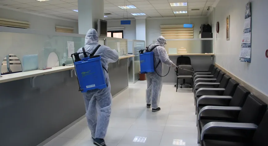 GAZİANTEP TİCARET BORSASI DEZENFEKTE EDİLDİ