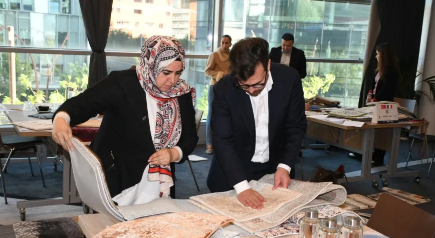 Gaziantepli halıcılar Paris ve Milano’da: GAHİB 2027 koleksiyonlarını Avrupalı alıcılara tanıttı