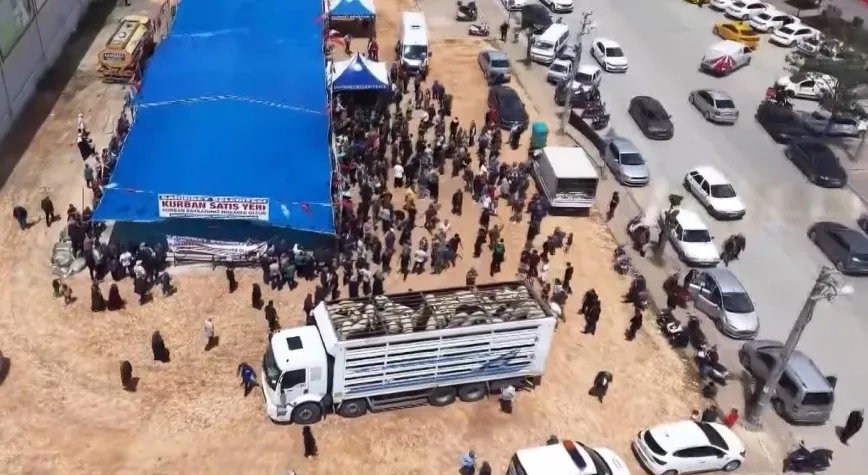 Gaziantep’te kurban pazarlarında dron destekli denetim ve sahte para uyarısı