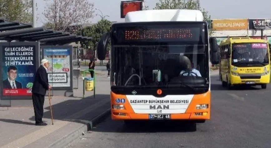 Gaziantep’te tramvay ve otobüs ücretsiz olacak