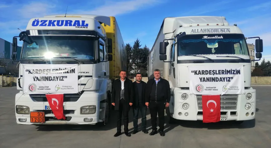 GTB’NİN GIDA YARDIMLARI DEPREM BÖLGESİNE GÖNDERİLDİ