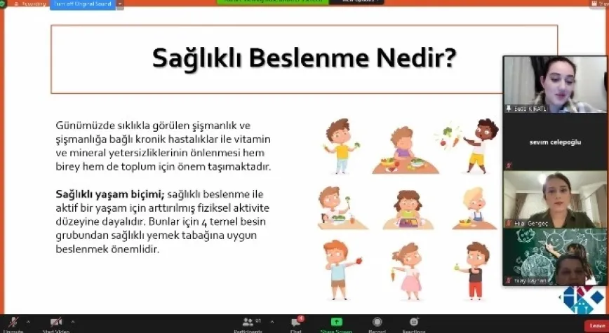 HKÜ’de pandemi sürecinde beslenme konuşuldu