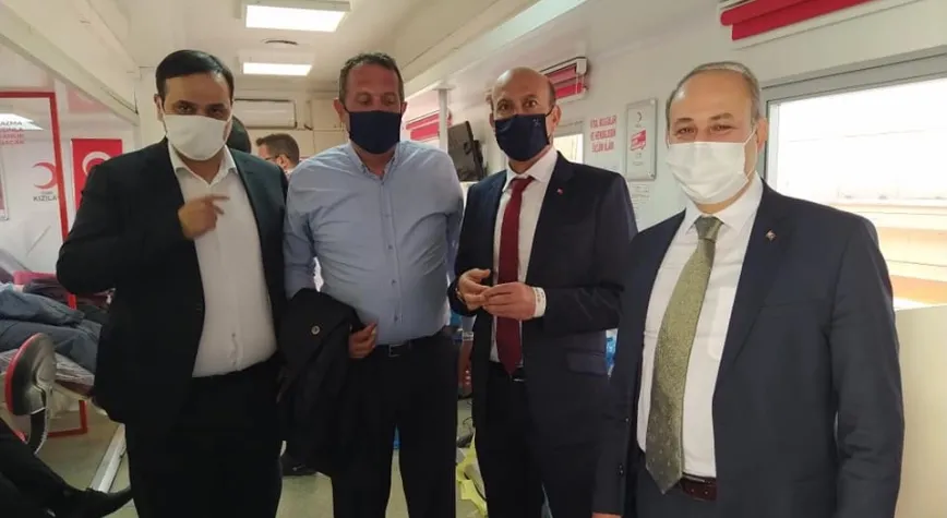 Meclis üyelerinden Plazma bağışına destek