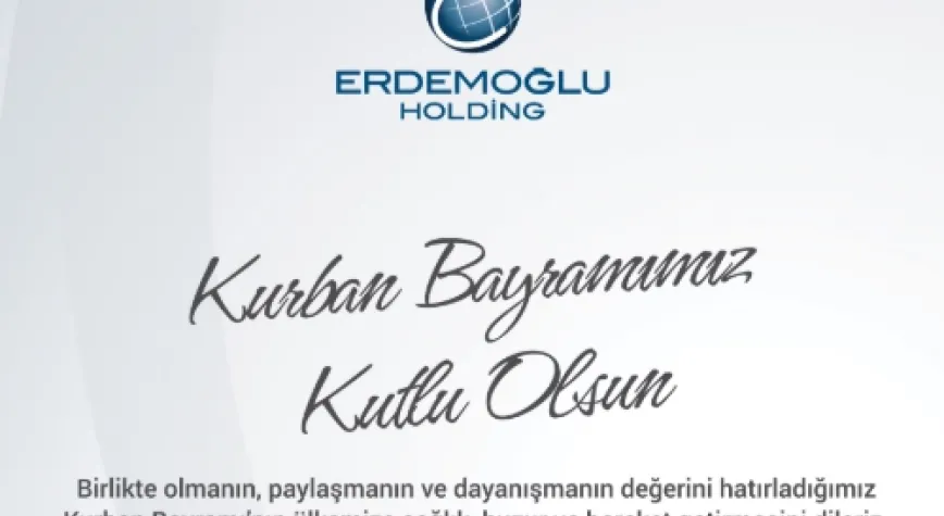 MERİNOS'TAN KURBAN BAYRAMI MESAJI