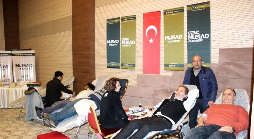 MÜSİAD dan kan bağış kampanyasına destek