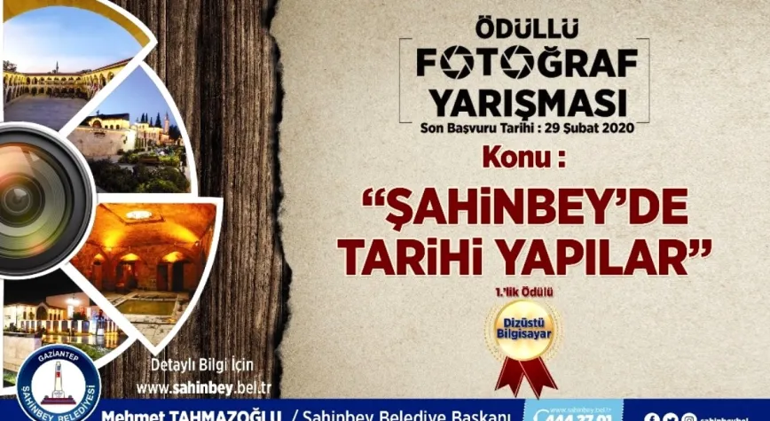 Şahinbey Belediyesinden ödüllü fotoğraf yarışması