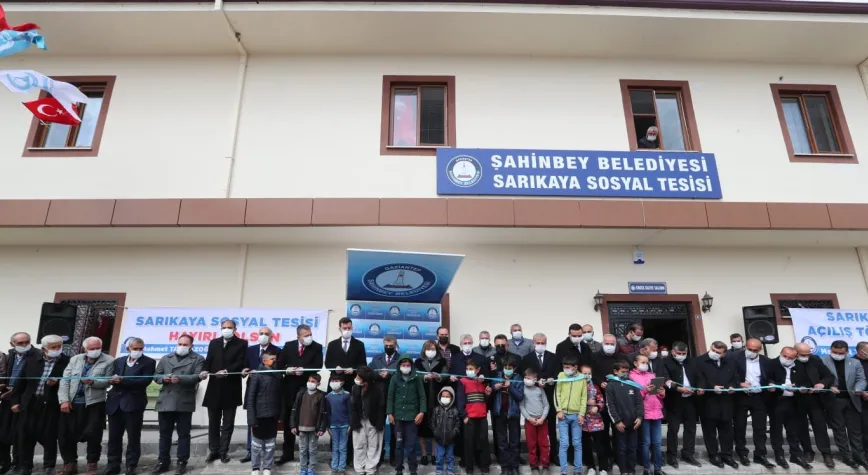 ŞAHİNBEY ’DEN BİR TESİS DE SARIKAYA MAHALLESİ’NE