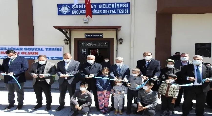 Şahinbey’den bir tesis de Küçükkızılhisar Mahallesine