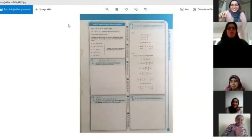ŞAHİNBEYLİ ÖĞRENCİLER CANLI BAĞLANTI İLE EĞİTİM GÖRÜYOR
