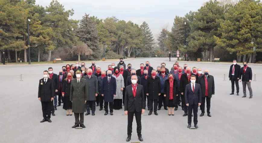 ŞAHİN’İN 100’ÜNCÜ YIL ETKİNLİKLERİ KAPSAMINDA İLK DURAĞI ANITKABİR OLDU