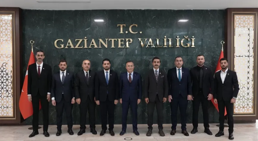 SAİB Başkanı Muhammed Ganim’den Vali Çeber’e Ziyaret