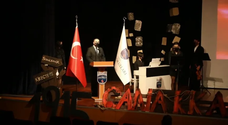 SANKO OKULLARINDA 18 MART ÇANAKKALE ZAFERİ KUTLANDI 