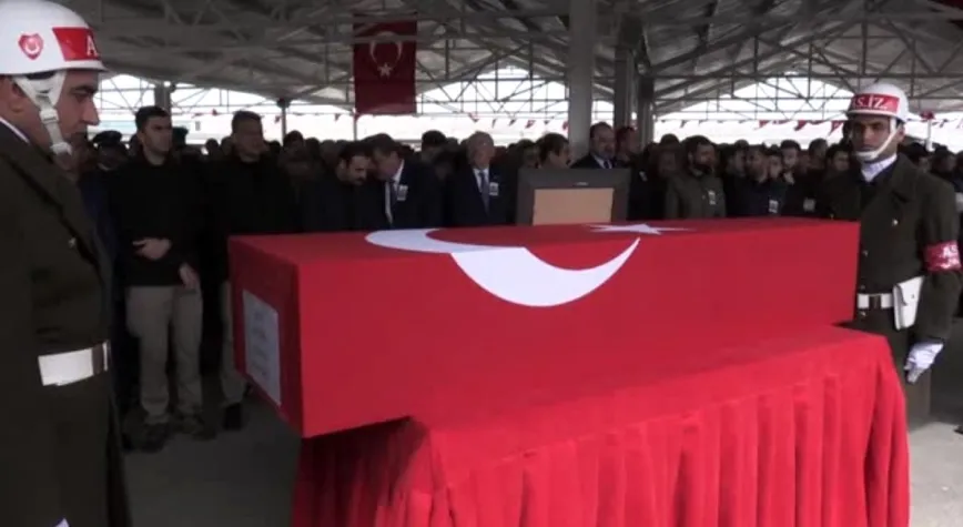 Şehidimizi son yolculuğuna uğurladık…