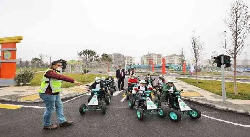 Şehitkamil trafik eğitim parkı’nda eğitimler sürecek