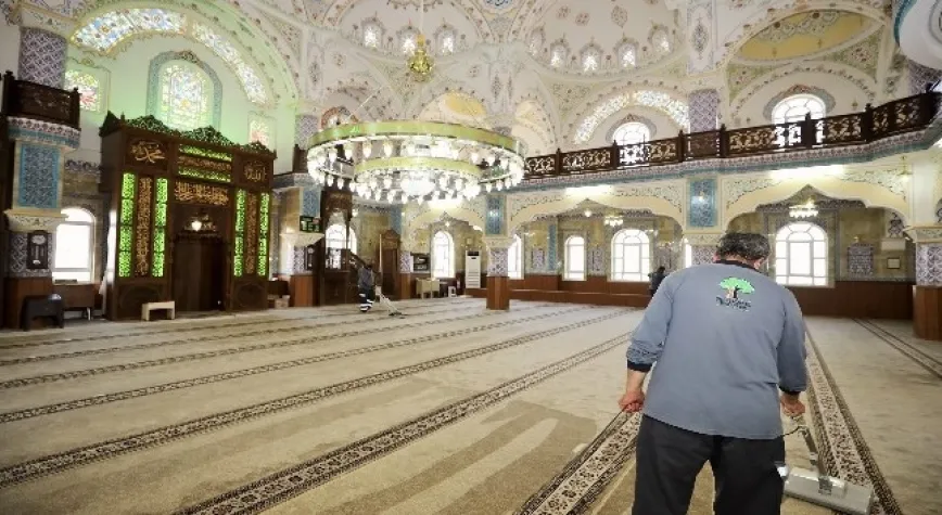 Şehitkamil’deki camiler bayram namazına hazır