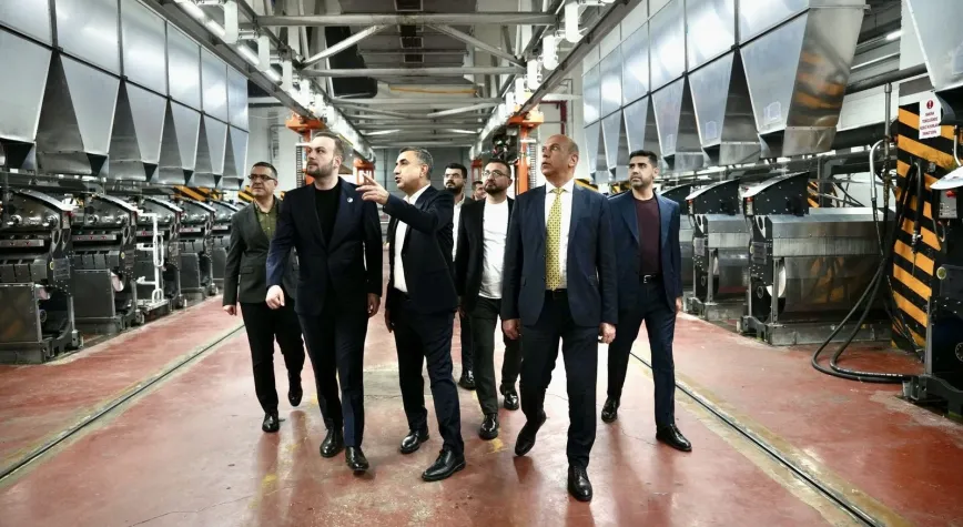 Sıfır Atık Vakfı Başkanı Samed Ağırbaş, Gaziantep’te Erdem Soft Tekstil’i ziyaret etti