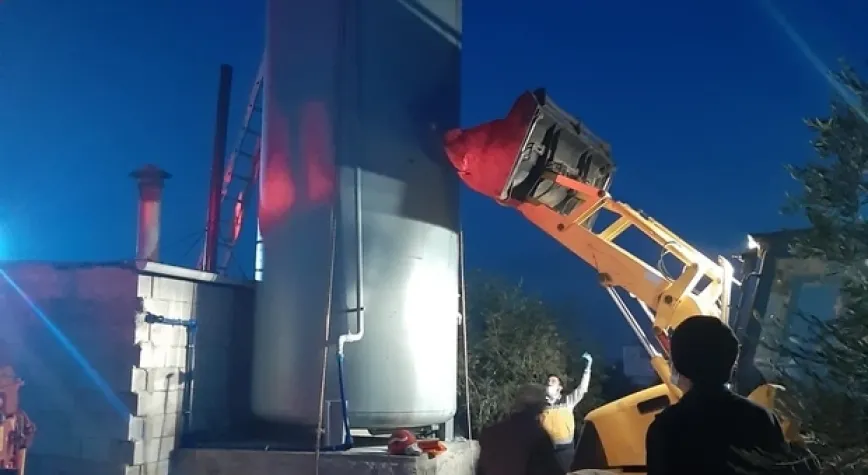 Su deposunda 15 saat süren esaret