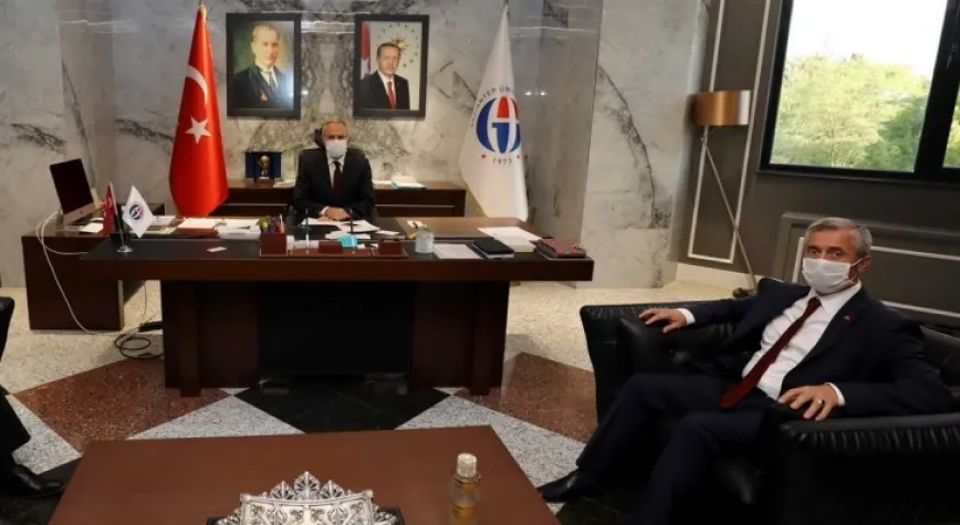 TAHMAZOĞLU VE KILIÇ’TAN REKTÖR ÖZAYDIN’A ZİYARET