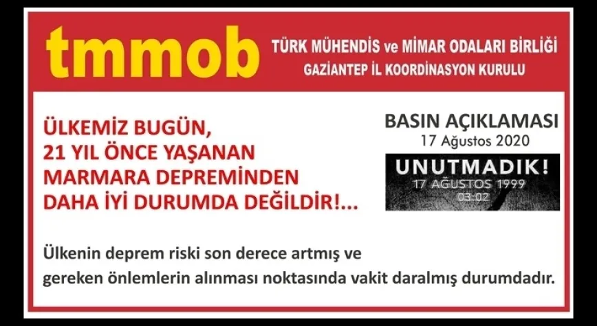 ÜLKEMİZ 1999’DAN DAHA İYİ DURUMDA DEĞİLDİR!…