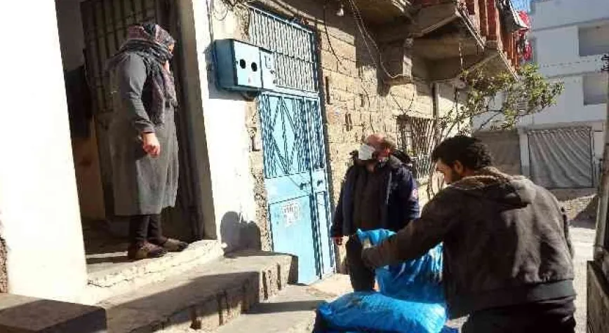 Yardıma muhtaç ailelere kış desteği
