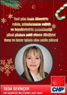 CHP Gaziantep Milletvekili Aday Adayı Seda Sevinçer’in Yeni Yıl Mesajı